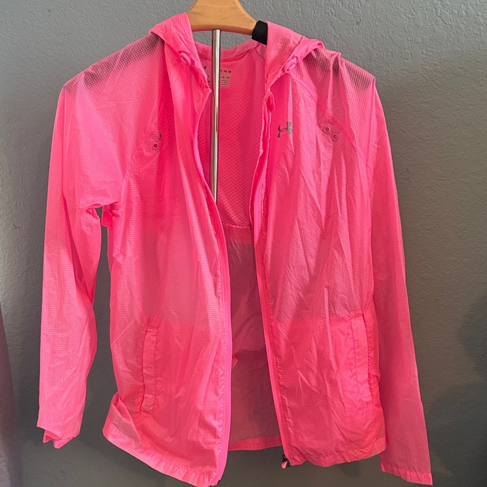 Under Armour Neon Pink Hooded Jacket